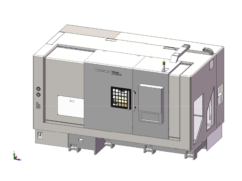 HTB650A Lit incliné CNC Lathe