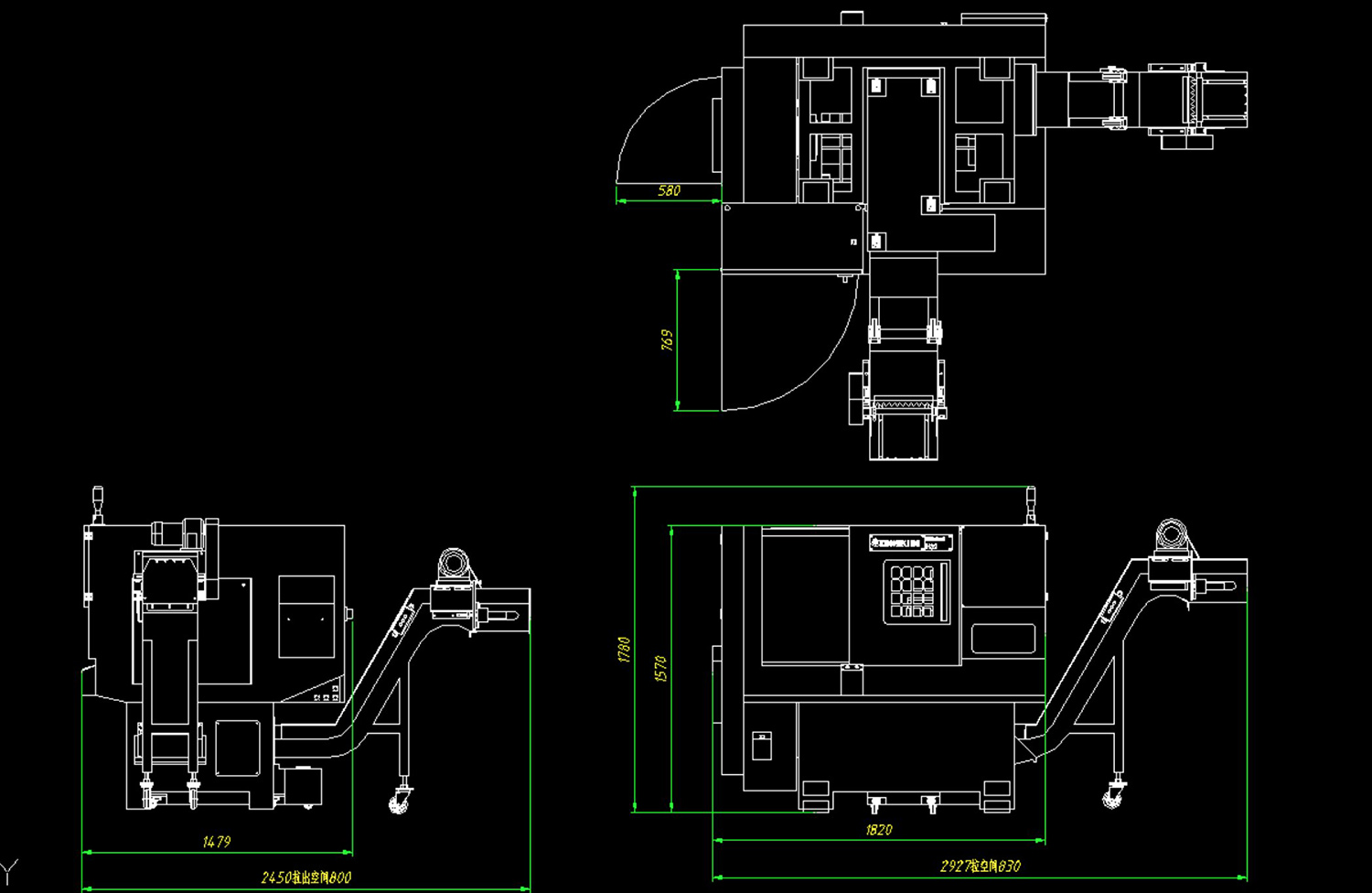 H32 Disposition de la machine 1013