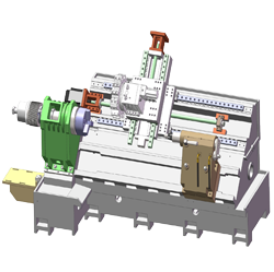 Série HTB Type de tourelle CNC Lathe