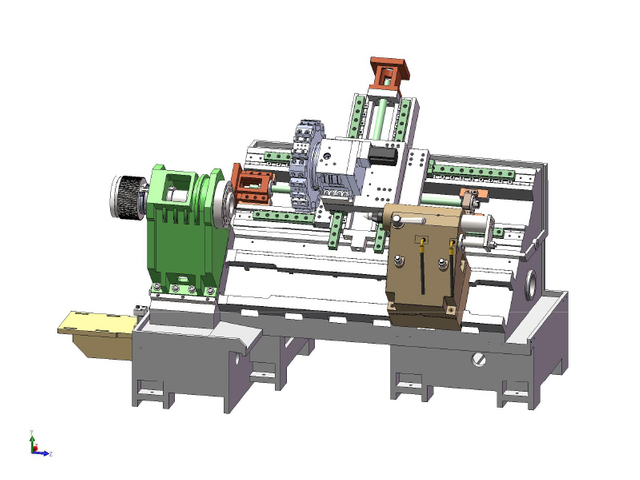 HTB550A LIT SLANT CNC LATHE