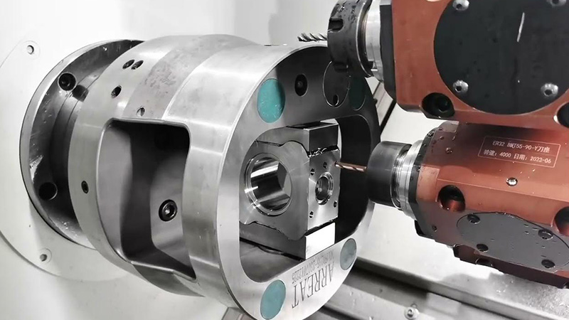 HTD450 Lit d'accès CNC Lathe