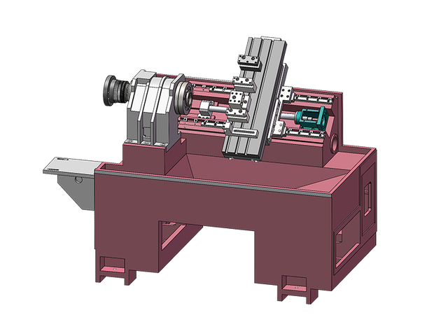 HTC350 Lit incliné CNC Lathe