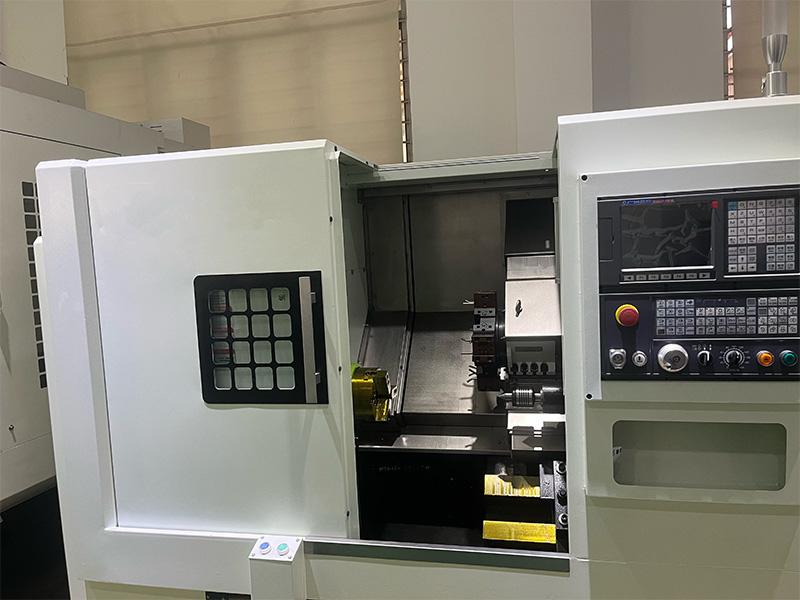 HTB350 CNC SLANT LED LATHE 